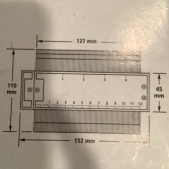 Wolfcraft Contour Gauge 125mm Shape Duplicator Tool For Accurate Profile Copying - Picture 9 of 10